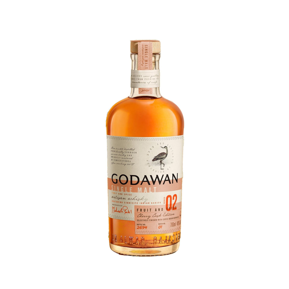 GODAWAN SINGLE MALT FRUIT & SPICE ARTISAN WHISKY