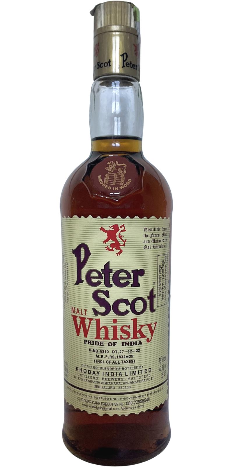 PETTER SCOT MALT WHISKY