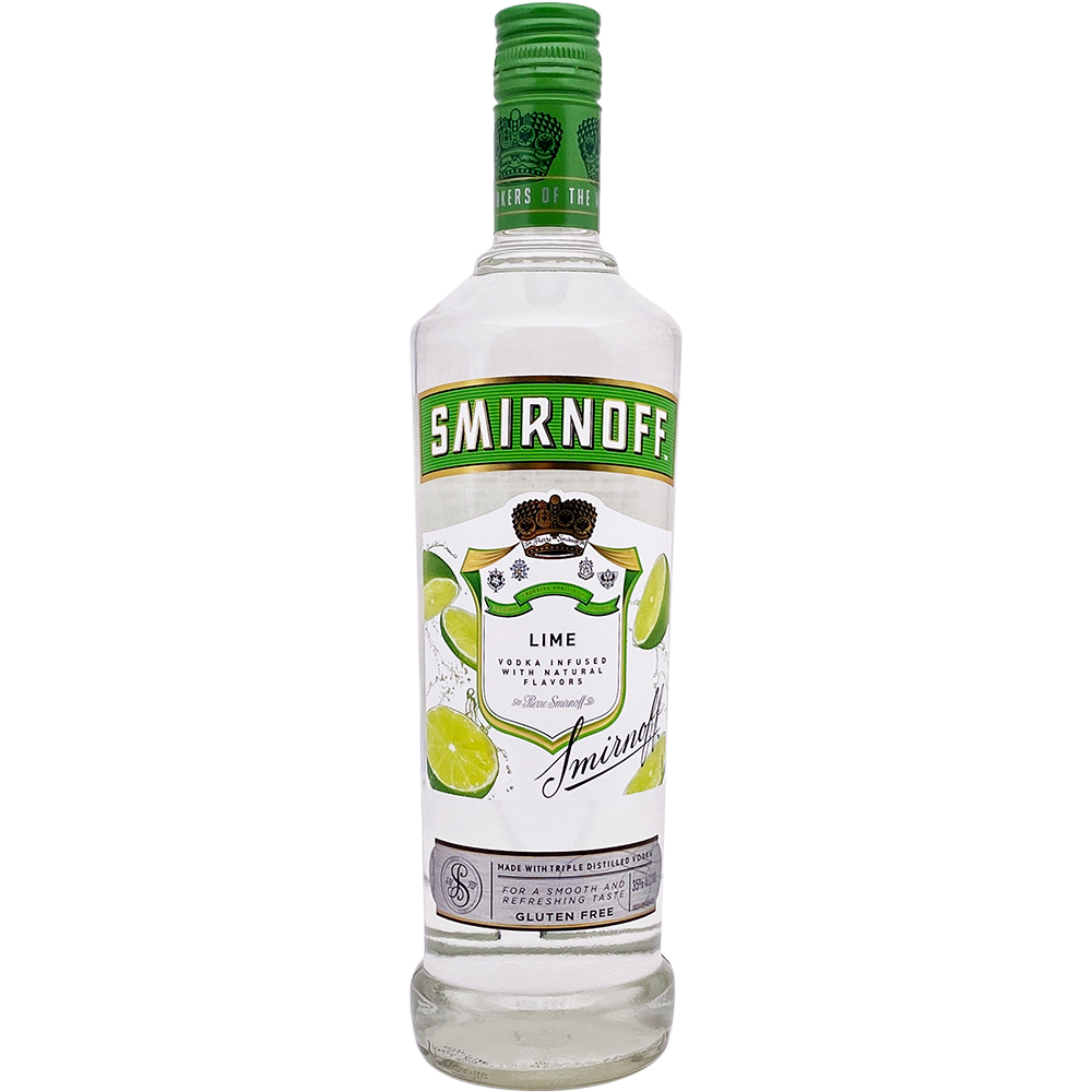 SMIRNOFF ZESTY LIME VODKA