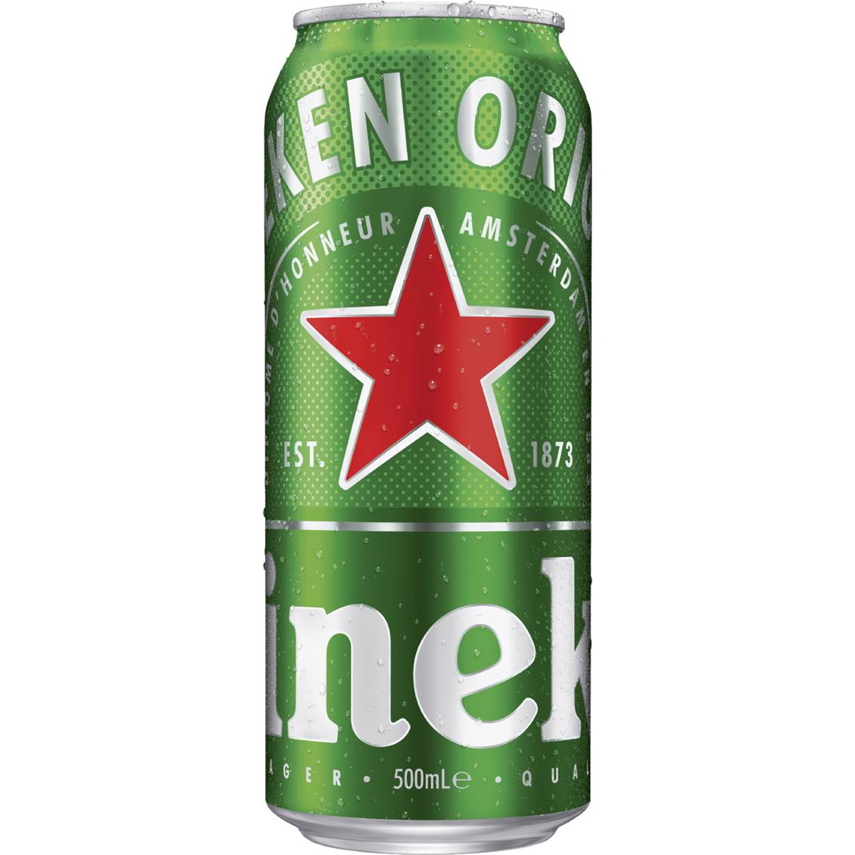 HEINEKEN LAGER BEER CAN